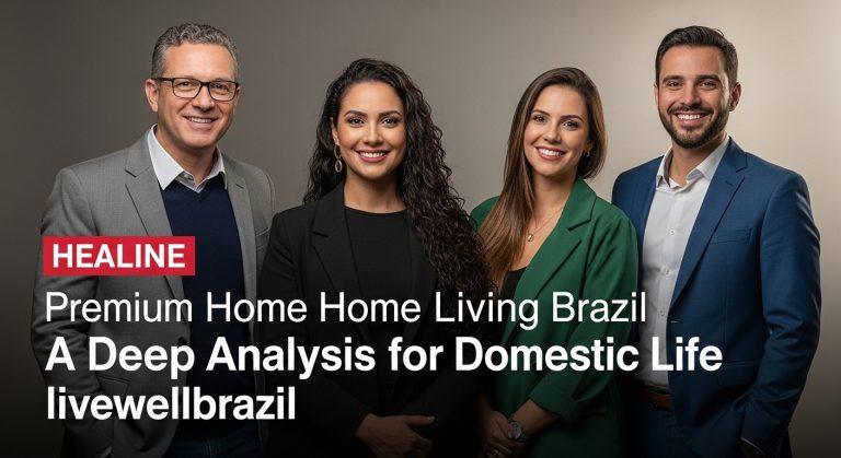 Interior shot of a premium Home Living Brazil-inspired living room with sustainable materials and refined design.