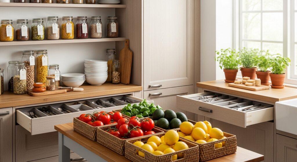 Cozinha e Organização de Alimentos