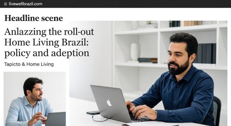 Brazilian living room with energy-efficient devices and solar-ready home features.