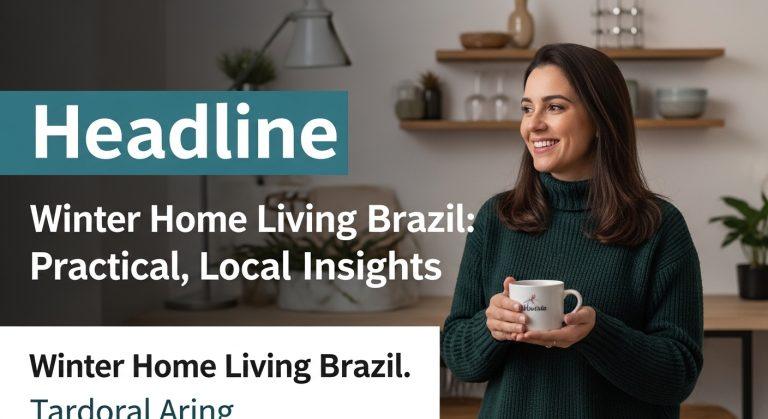 Cozy winter-ready Brazilian living room.