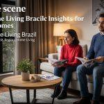 Cozy Brazilian living space prepared for winter with heating and improved insulation.