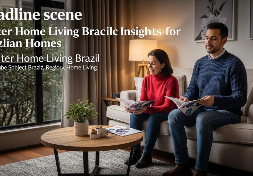 Cozy Brazilian living space prepared for winter with heating and improved insulation.