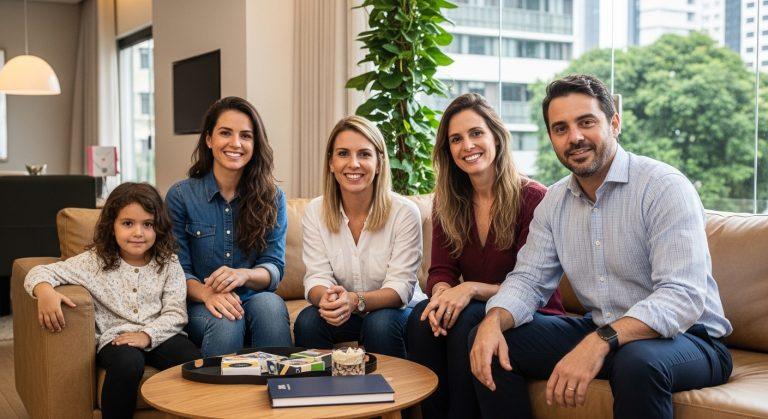 Bright Brazilian living room showcasing practical home design in Brazil.
