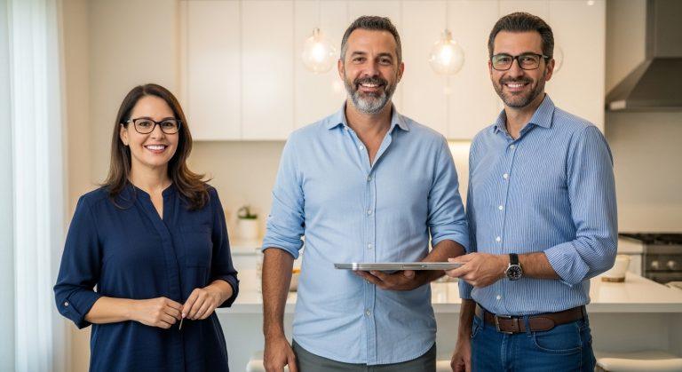 Bright Brazilian living room showcasing practical home design in Brazil.