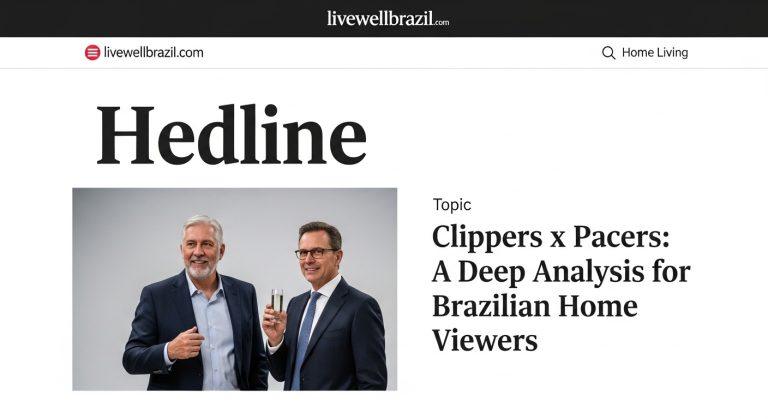 Family watching Clippers x Pacers game in a Brazilian living room